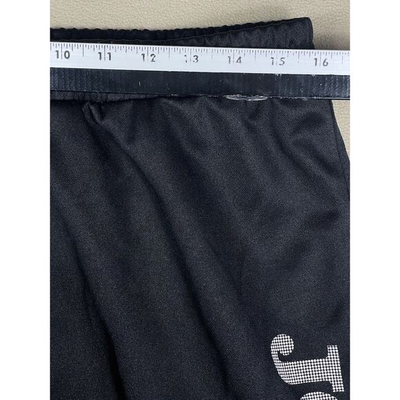 Joma‎ Jogger Track Pants Mens L Elastic Waist Pockets Ankle Zip Tapered Black - Picture 4 of 11